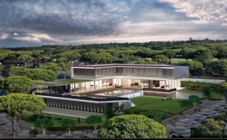 كريستيانو رونالدو يبني أغلى منزل في البرتغال